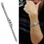 TK574 - High polished (no plating) Stainless Steel Bracelet with AAA Grade CZ in Clear