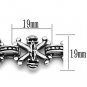 TK576 - High polished (no plating) Stainless Steel Bracelet with No Stone