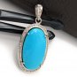 TurquSleeping Beauty Turquoise Pendant Natural Genuine Gemstone Jewelry DIY Pendant Default Title
