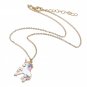 Unicorn Necklace Rainbow Unicorn Necklace Pendant Jewelry Gifts for Girls White