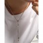 Vintage Bear Luck Dangle Beads Paperclip Chain 925 Sterling Silver Necklace Vintage