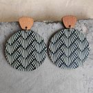 Vintage Floral Wood Earrings Fashion Boho Earrings 5