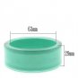 VL044 - Resin Bangle with Synthetic Synthetic Stone in Emerald