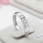 Wedding CZ 520 1314 Oath 925 Sterling Silver Adjustable Ring Men Ring