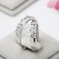 Wedding CZ 520 1314 Oath 925 Sterling Silver Adjustable Ring Women Ring