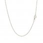 Wide Bar Necklace with Cubic Zirconia in Sterling Silver