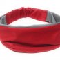 Wide Yoga Headband; Sports Running HeaWorkout Headband for Gym Stretchy Sweat Headband Neon Black