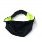 Wide Yoga Headband; Sports Running HeaWorkout Headband for Gym Stretchy Sweat Headband Neon Black