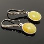 Yellow SapphirPave Diamond Earrings Sterling Silver Gemstone Earrings Gifts for Her Default Title
