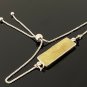 Yellow SSterling Silver Bolo Bracelet Layering Bracelet November Birthstone Jewelry Default Title