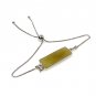 Yellow SSterling Silver Bolo Bracelet Layering Bracelet November Birthstone Jewelry Default Title