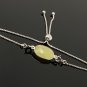 Yellow SappSterling Silver Adjustable Bolo Bracelet Layering Bracelet Gifts for Her Default Title