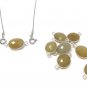 Yellow Sapphire Necklace; GemstoMinimalist Necklace Sterling Silver Necklace Delicate Necklace 20