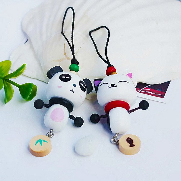 [Lively Animal-4] - Cell Phone Charm Strap - Camera Charm Strap - Handbags Charms HC-C015-WHPA