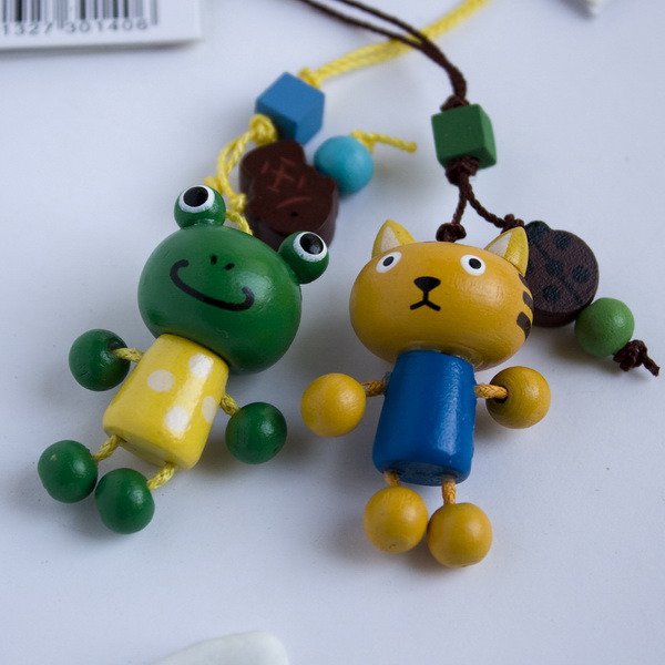 [Yellow Cat & Frog] - Cell Phone Charm Strap - Camera Charm Strap - Handbags Charms HC-C009-YEFR