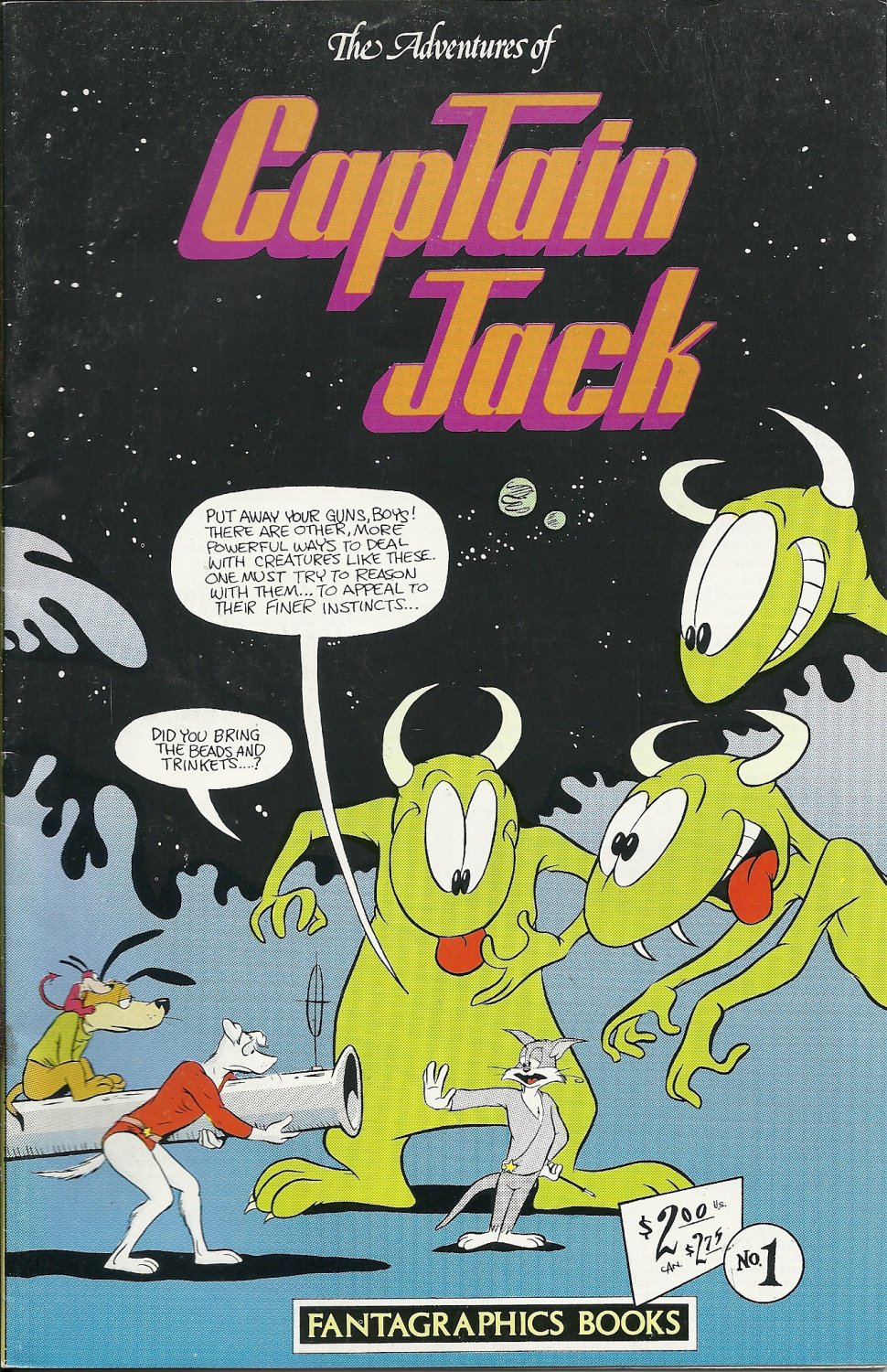 Adventures of Captain Jack Lot #1 - Very Fine - Fantagraphics - 1986-1988