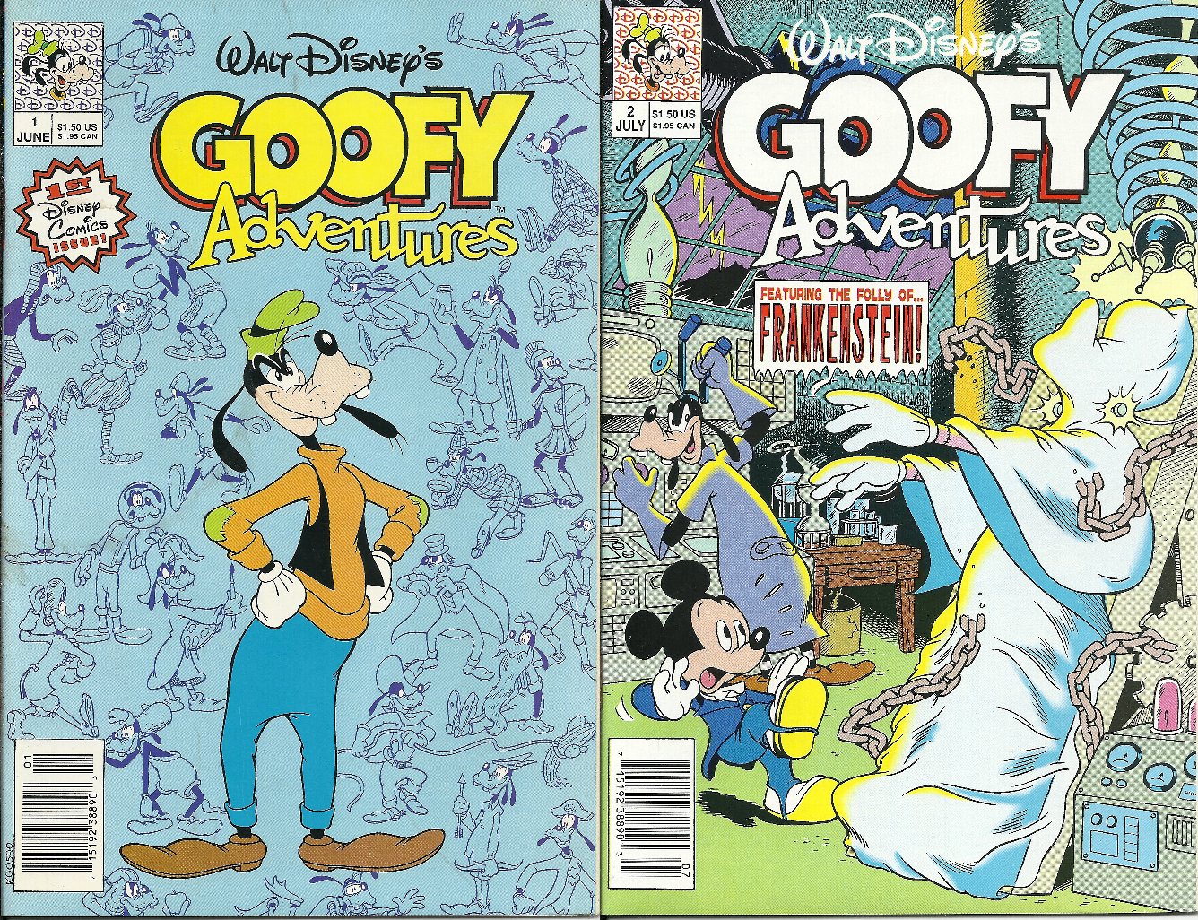 Goofy Adventures Lot #3 - Very Fine - Complete Run - Disney - Jun 1990 ...