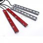 Full Color Interior Car LED Glow Kit Under Dash Foot Well inside Light -a