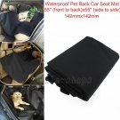 Black Pet Dog Seat Hammock Cover Car Suv Van Back Rear Protector Mat Waterproof