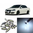 Error Free White 10pcs Interior LED Light Kit for 2005-2010 VW Jetta MKV MK5