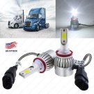 For 2010 2011 2012-2016 FREIGHTLINER Cascadia Truck Headlight LED Bulbs 6000K
