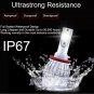 195000LM C6 LED Low Beam Headlight Headlamp Bulb Kit For 2011-2017 Toyota Sienna