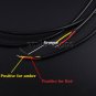 60CM LED Amber Red Strip DRL Daytime Running Light Flexible Soft Tube Guide Lamp