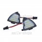 2x White 6000K Side Mirror Puddle Light LED Bulbs For VW Golf 5 Jetta Passat 12V