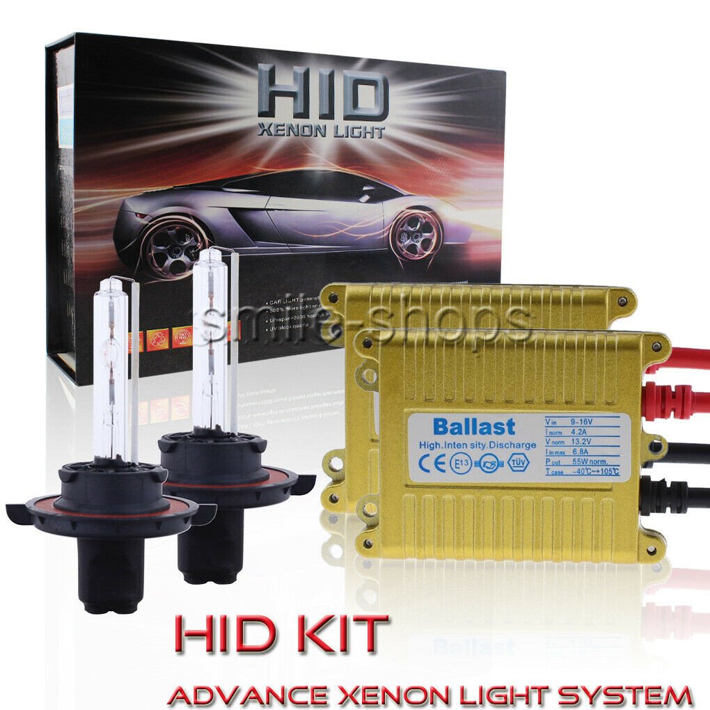 55W Gold HID Xenon Headlight Conversion Kit H1 H3 H4 H7 9005 9006 H11 5202 880