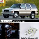 20pcs Pure White Car Interior LED Lights Bulbs Package For 00-06 Chevy Tahoe