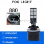 2pcs 880 885 893 12-SMD RGB 3K 8K 10K LED Fog Lights Driving Bulbs + Controller