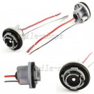 2× 1156 7506 1141 P21W Turn Signal Light Brake Light Socket Harness For LED Bulb