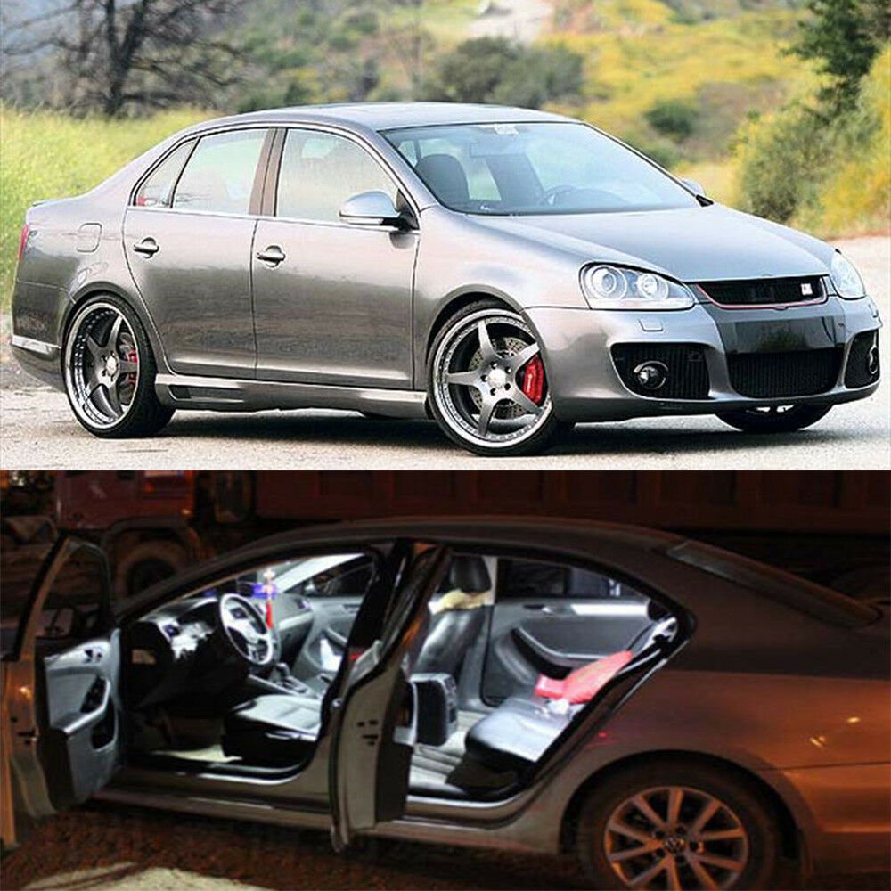 15pcs white Canbus Interior lamp LED Light package for VW Jetta 5 MK5 2005-2010