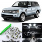 White 15pcs Interior LED Light Kit for 2006-2012 Range Rover Sport + Free Tool
