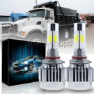 2pcs LED Headlight CREE COB Conversion Kit Bulb For Mack Granite CXU 2007-2015