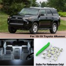 For 10-19 Toyota 4Runner Bright White LED Interior & Exterior Lights Kit +Tool