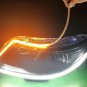 60CM Slim Amber Sequential Flexible LED DRL Turn Signal Strip for Car Headlight