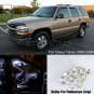 20x Pure White Car Interior LED Lights Bulbs Package For 2000-2006 Chevy Tahoe
