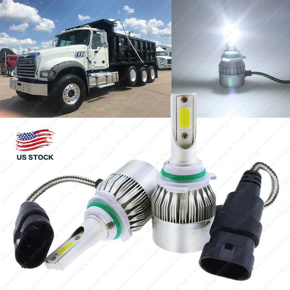Low Beam LED Conversion Kit Bulbs For 1998-2015 MACK Vision Truck C6 Technology