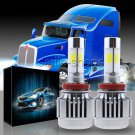 V8 LED Headlight Conversion Kit Bulb For Kenworth T660 T600 Bright White 6500K