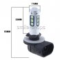 2pcs 881 889 H27W 8000K Ice Blue High Power 15SMD LED Fog Light Driving DRL Bulb