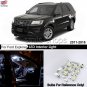 11X Pure White LED Lights Interior Package kit For 2011-2017 2018 Ford Explorer
