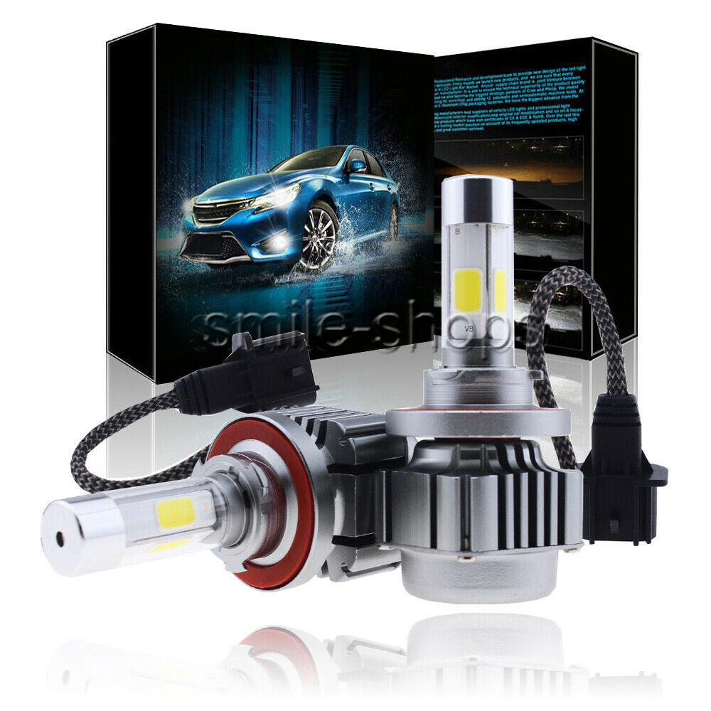 V8 White  LED Conversion Headlight H13 Bulbs For 2011-2015 Polaris 800 PRO-RMK