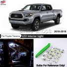 12x White LED Interior Lights package kit For 2016-2018 2019 Toyota Tacoma +Tool
