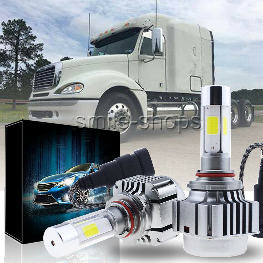 LED Headlight Bulb Conversion Kit For Freightliner Columbia 1996-2013 LOW BEAM