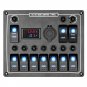 Waterproof Marine/Boat Car Switch Panel 10 Gang LED Rocker Blank Switch + Labels