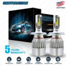 2pcs H4 COB LED Headlight Car 9003 HB2 1300W 6000K Replace Hi/Lo Beam Bulb Lamp