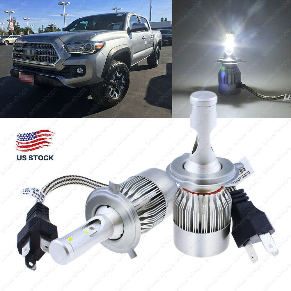 195000LM White LED Headlight Conversion Kit Bulbs For 1997-2004 Toyota Tacoma