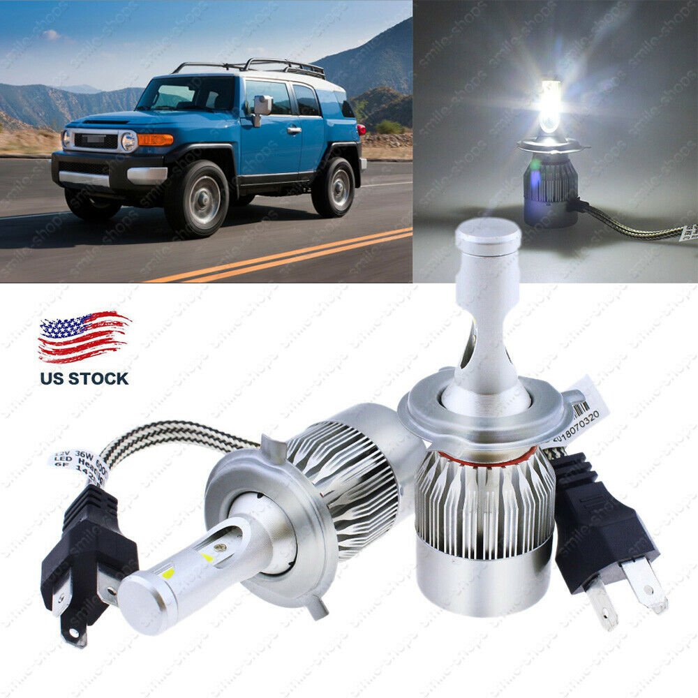 C6 195000LM LED Headlight Bulb Conversion Kit For 2007-2014 Toyota FJ Cruiser