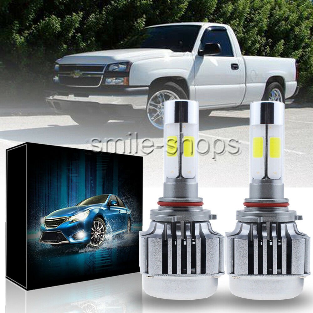 HB4 9006 LED Headlight Conversion Kit For 01-06 Chevrolet Silverado 1500 2500 HD